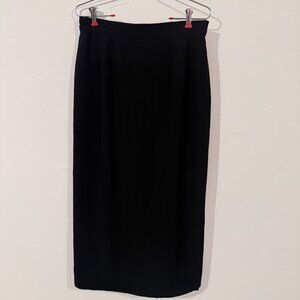 High Point Black Midi Skirt size 10, classic, casual, business, office